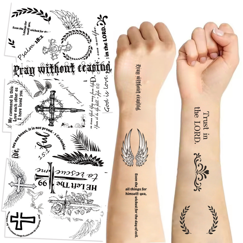 Wholesale 10pcs/pack Series Tattoo Stickers Waterproof Party Party Gift Funny Fun Face Stickers